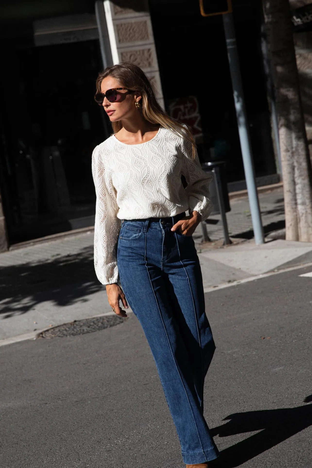 Sahomashop Blouses & Chemises<BlouseCéleste écru