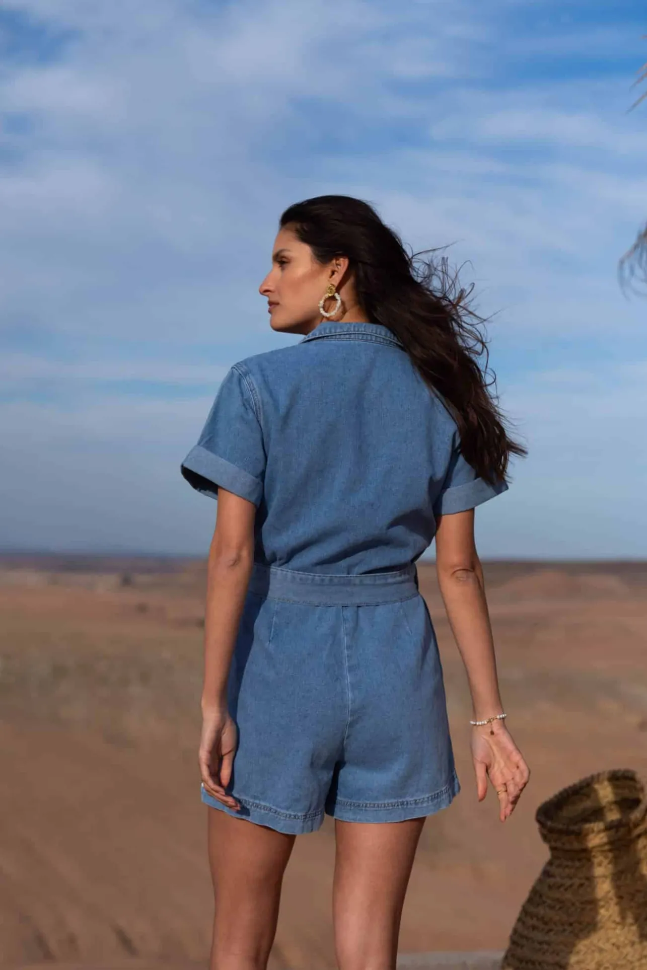 Sahomashop Robes & Combinaisons<CombishortLeila bleu