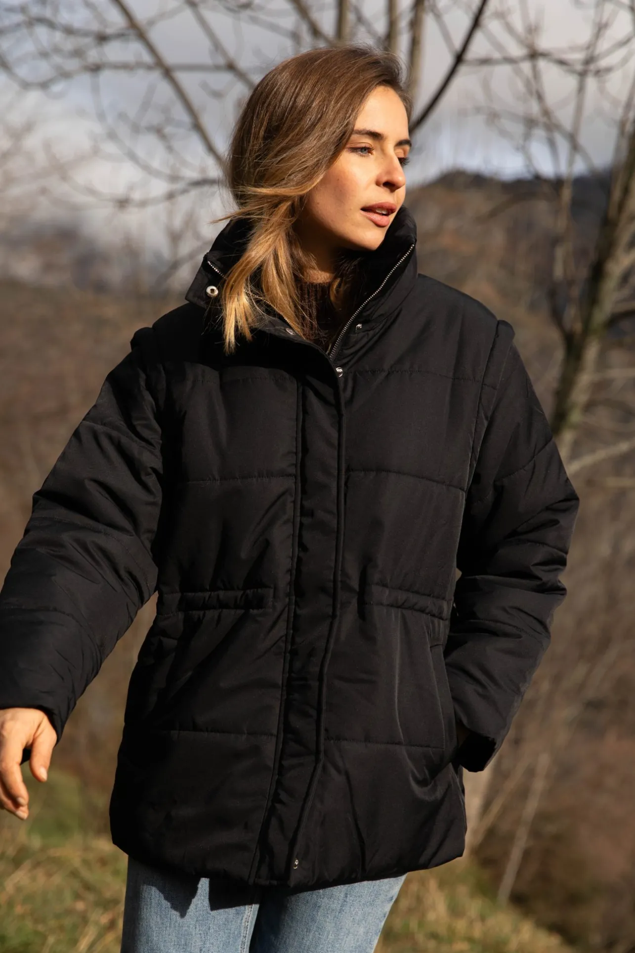Sahomashop Vestes & Manteaux<DoudouneSofia noir