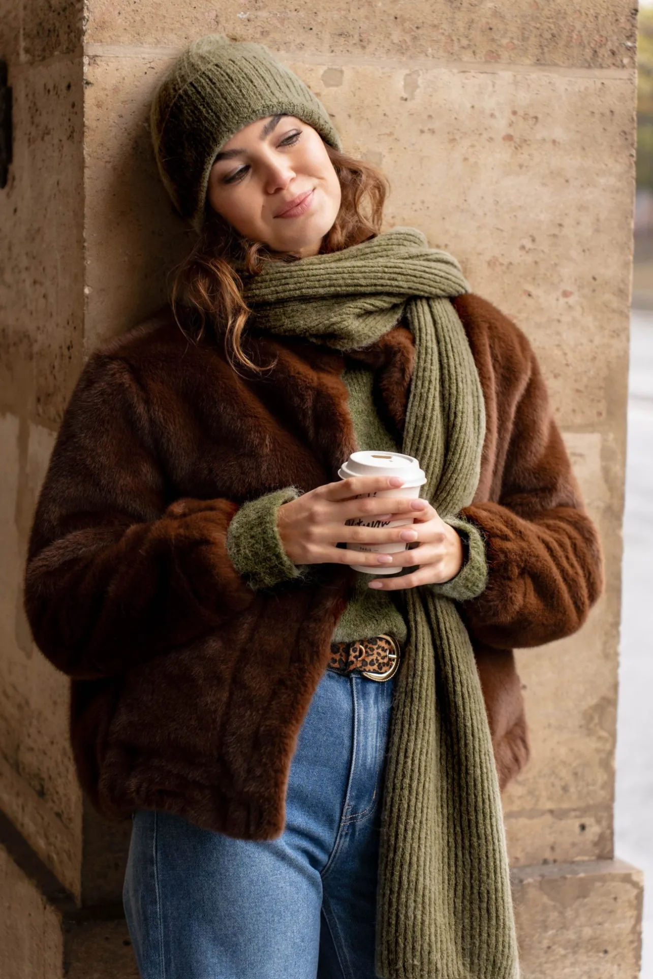 echarpearokaki_2-1.webp Sahomashop Accessoires<EcharpeArokaki vertkaki