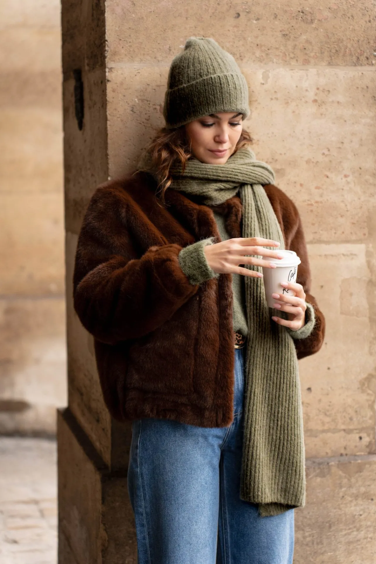 echarpearokaki_3-1.webp Sahomashop Accessoires<EcharpeArokaki vertkaki