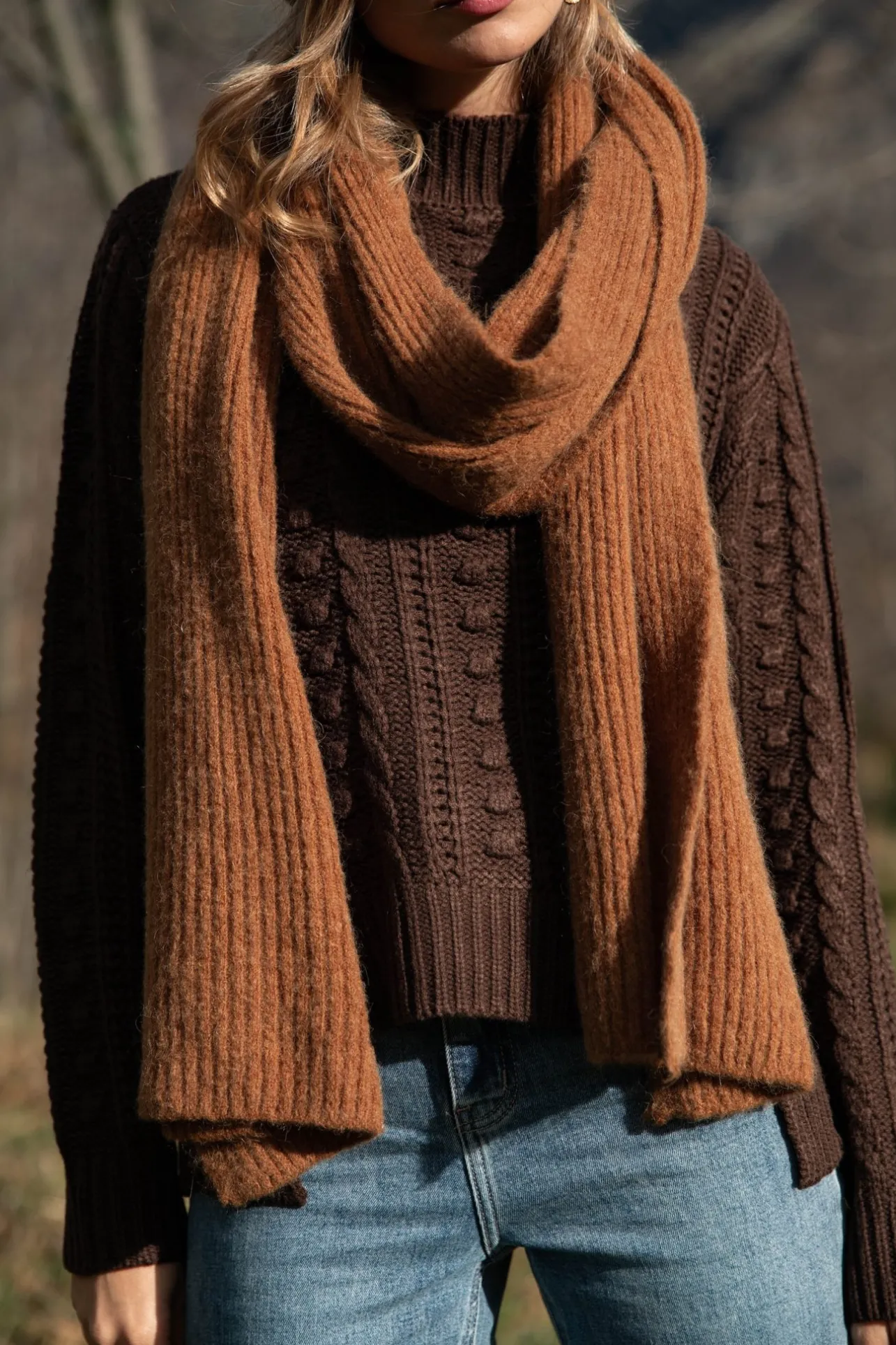 Sahomashop Accessoires<EcharpeAro marron