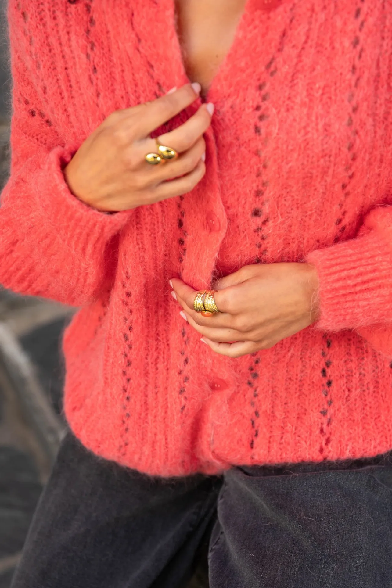 Sahomashop Pulls & Mailles<GiletMilo corail