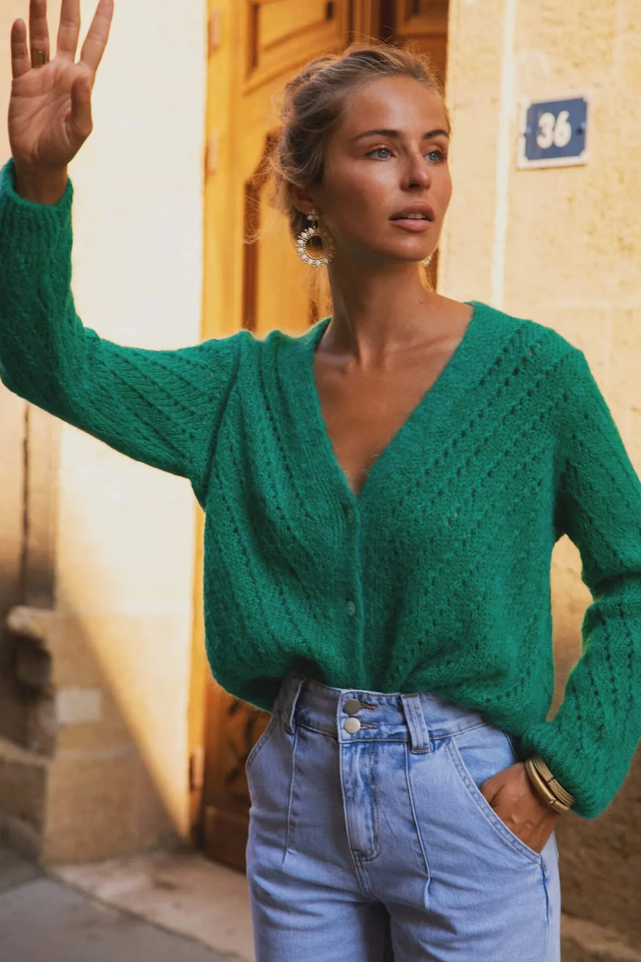 giletrodin_7-1.webp Sahomashop Pulls & Mailles<GiletRodin vert