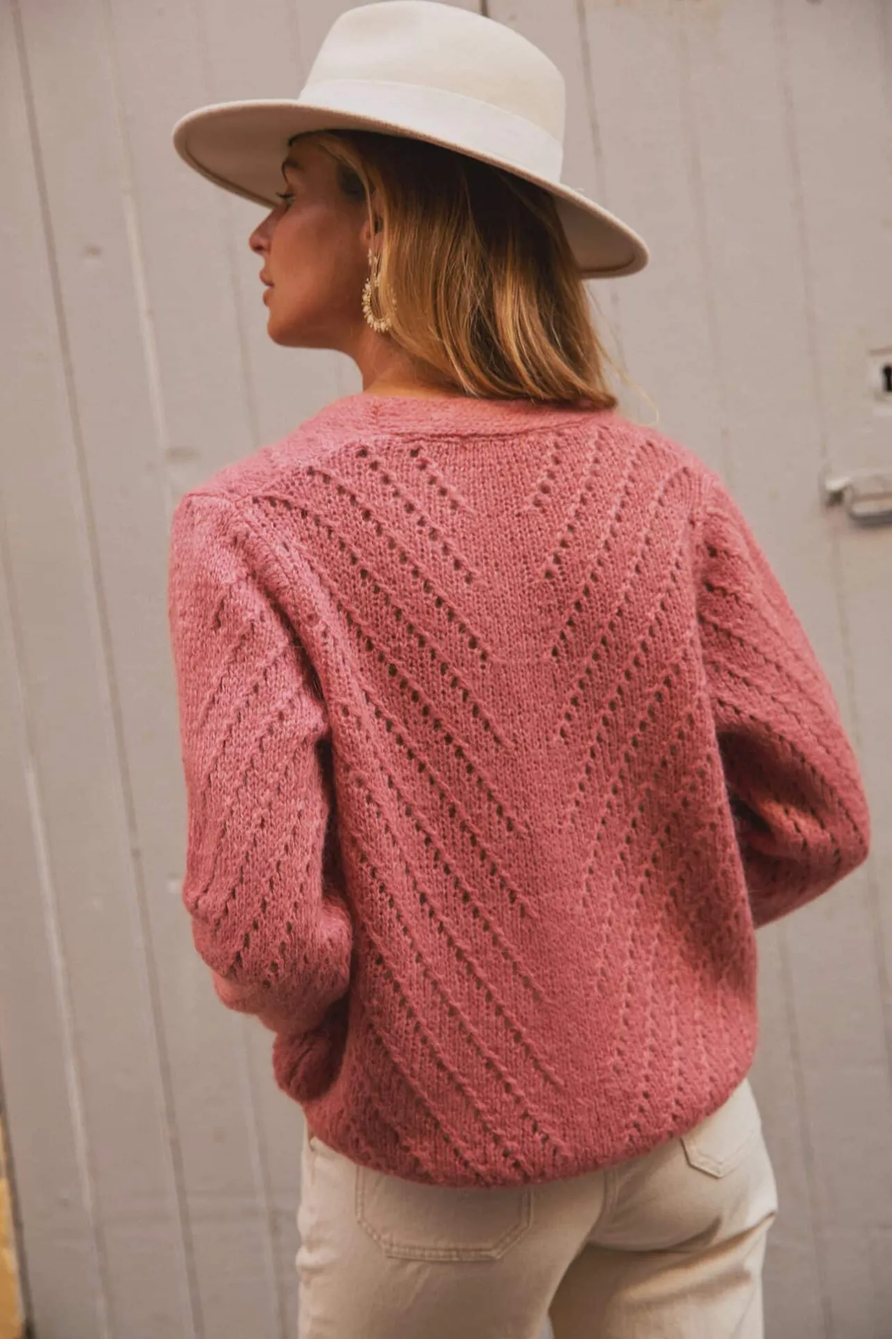 giletrodinrose_4-1.webp Sahomashop Pulls & Mailles<GiletRodin rose