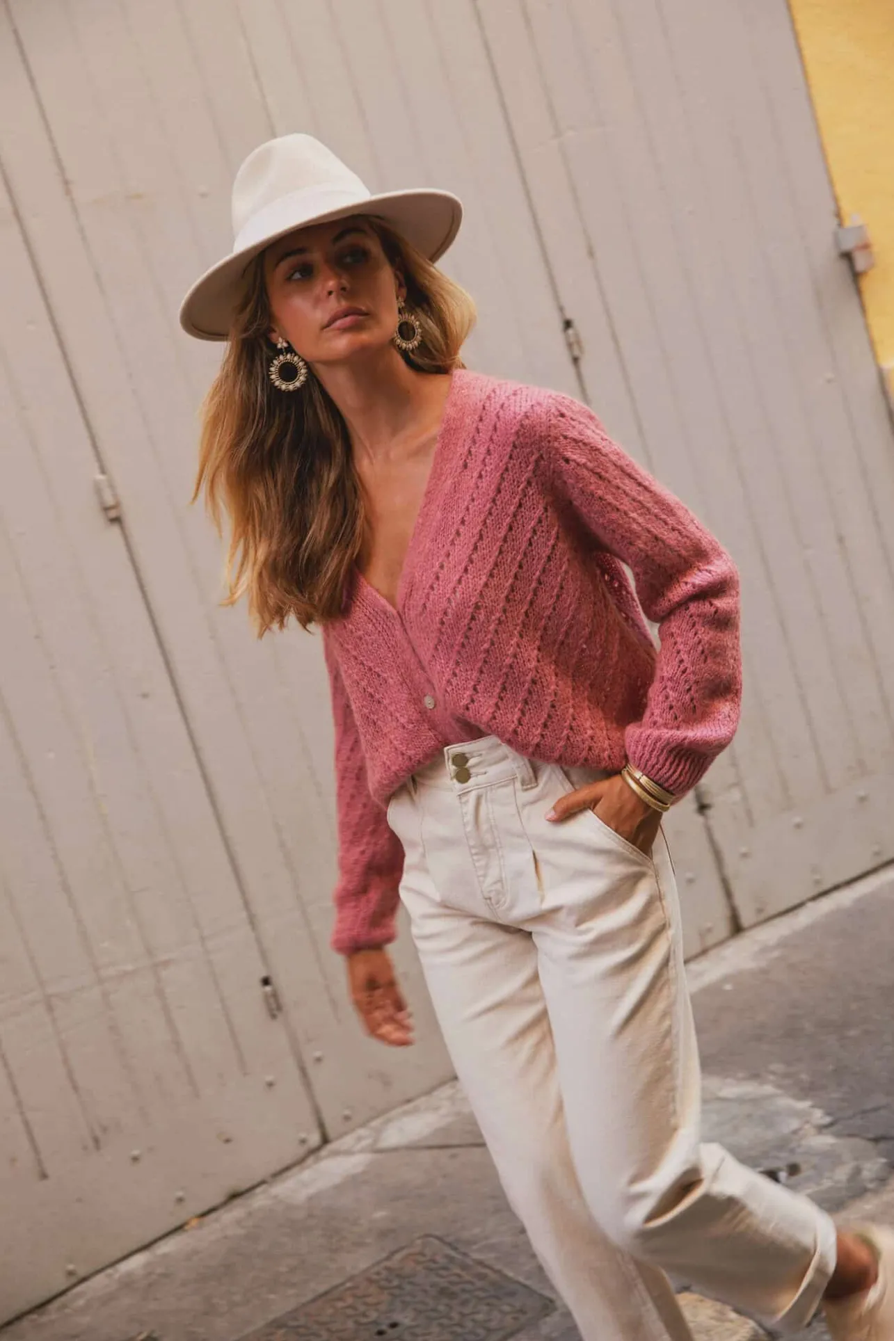 giletrodinrose_5-1.webp Sahomashop Pulls & Mailles<GiletRodin rose