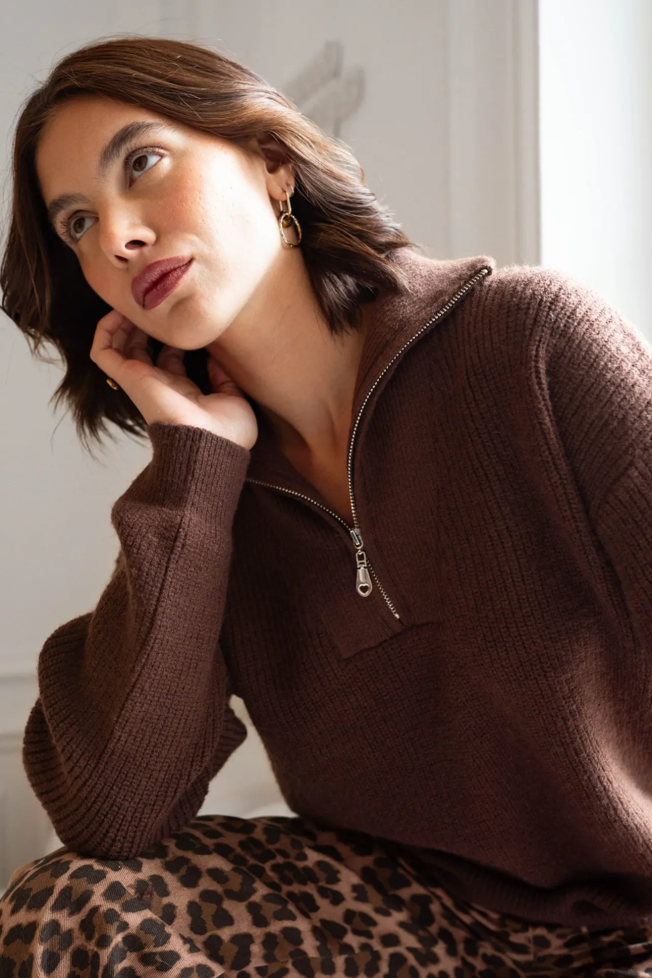 Sahomashop Pulls & Mailles<PullAlex marron