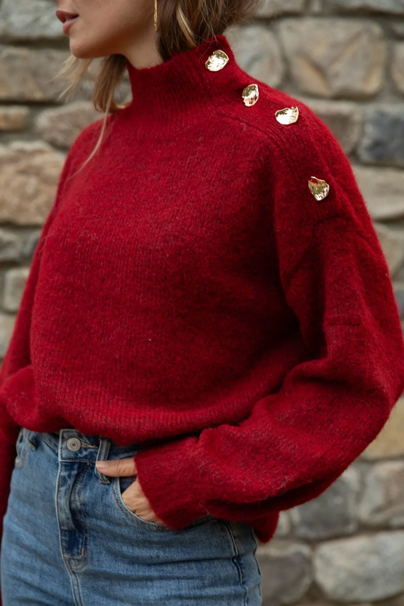 Sahomashop Pulls & Mailles<PullCorentinbordeaux Rougebordeaux